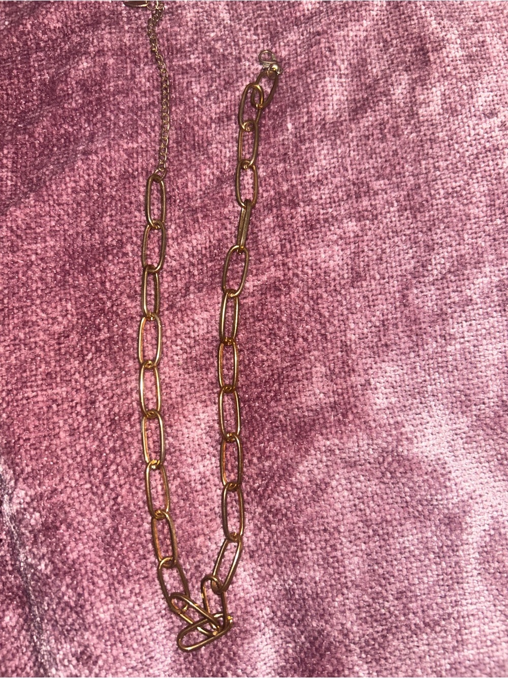 Gold Chain Link Necklace - Women's Fashion Jewelry